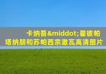 卡纳吾·翟彼帕塔纳朋和苏帕西宗澈瓦高清图片