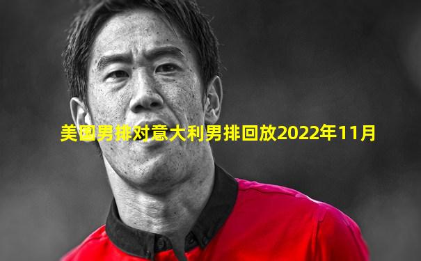 美国男排对意大利男排回放2022年11月