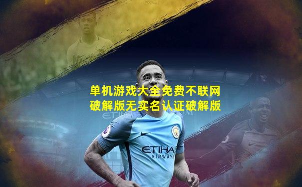 单机游戏大全免费不联网破解版无实名认证破解版