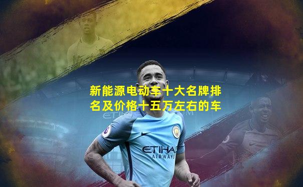 新能源电动车十大名牌排名及价格十五万左右的车