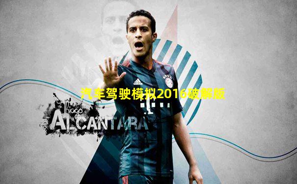 汽车驾驶模拟2016破解版